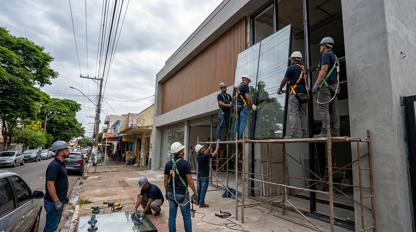 Fachada de Vidro em Bateias, Vitória da Conquista‑BA